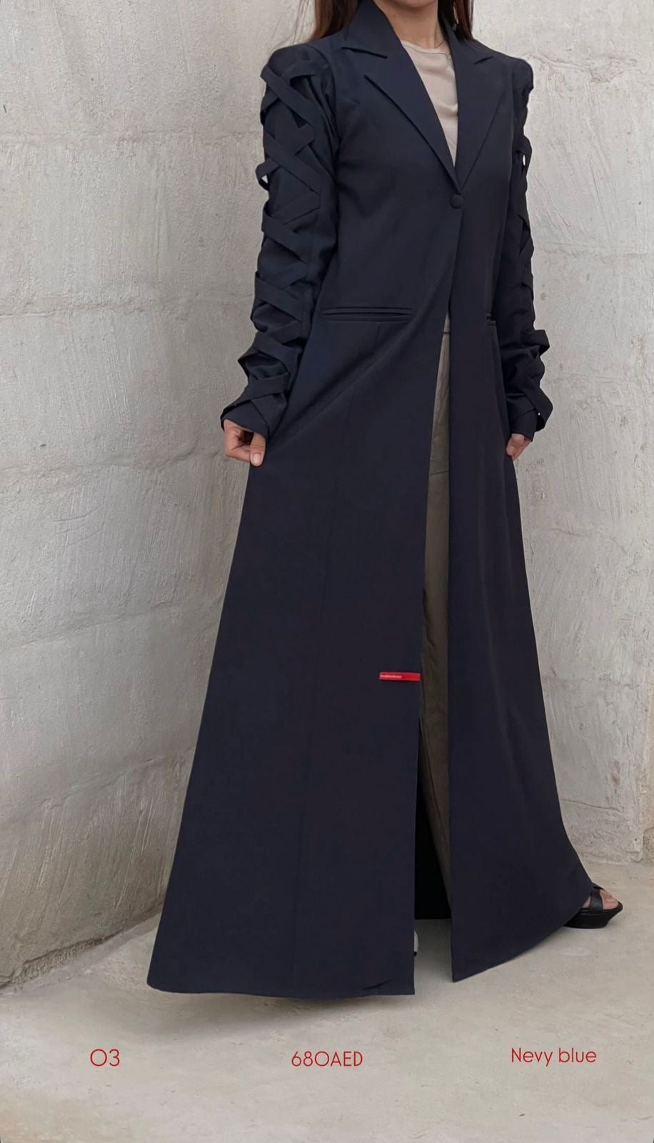 Blazer abaya ( 44 -  55 colors )