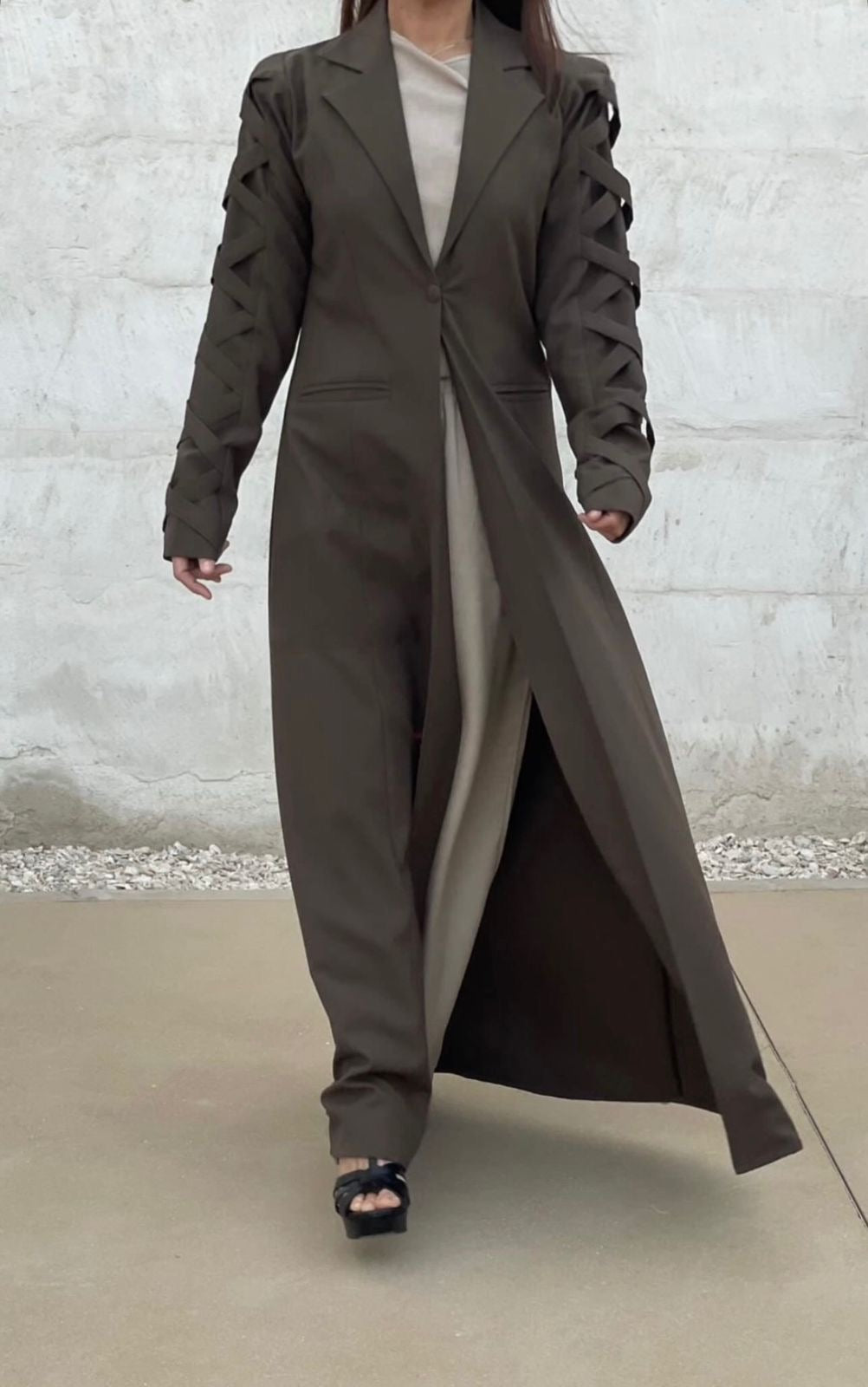 Blazer abaya ( 44 -  55 colors )