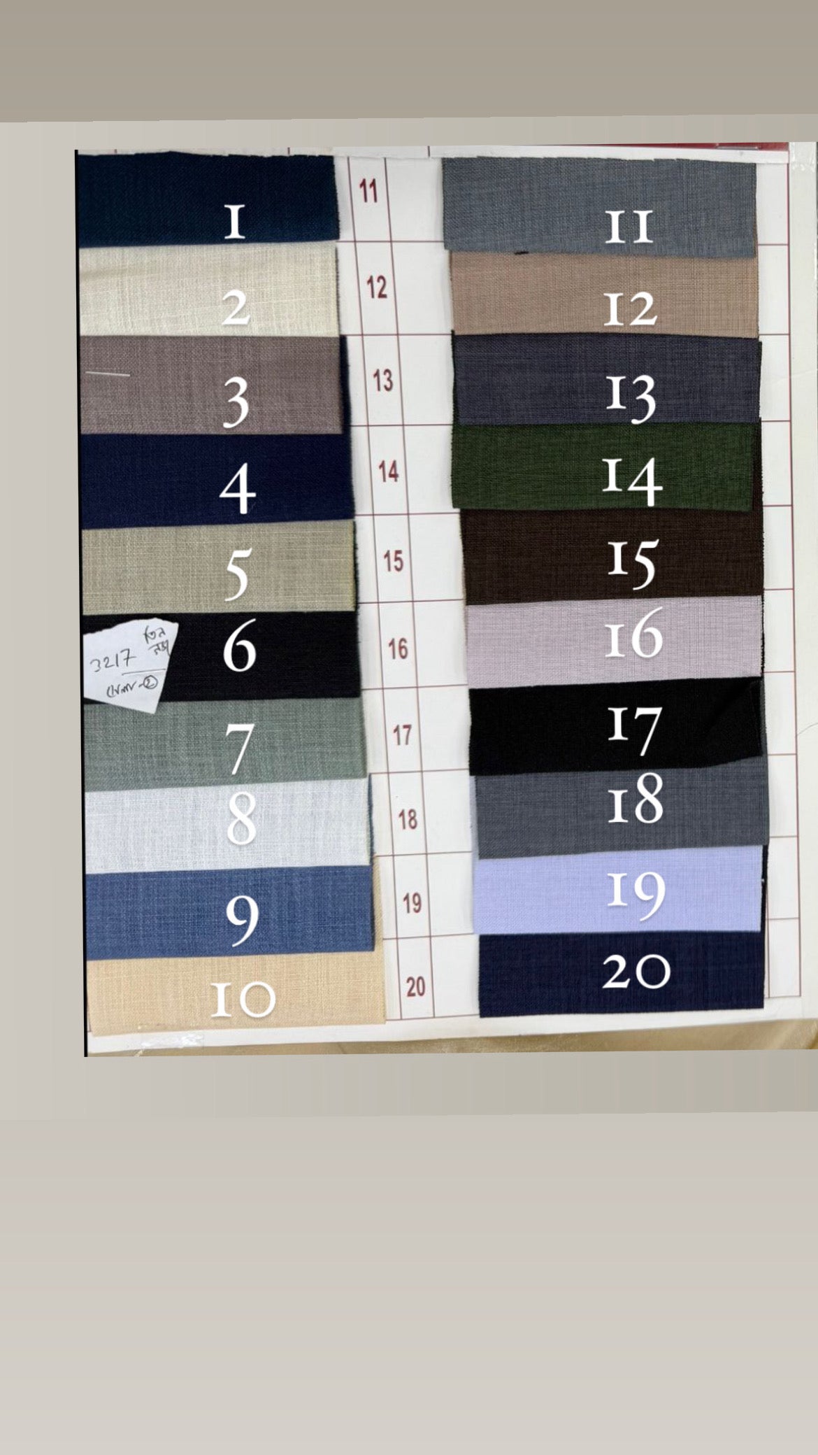 01 colors from 10- 20