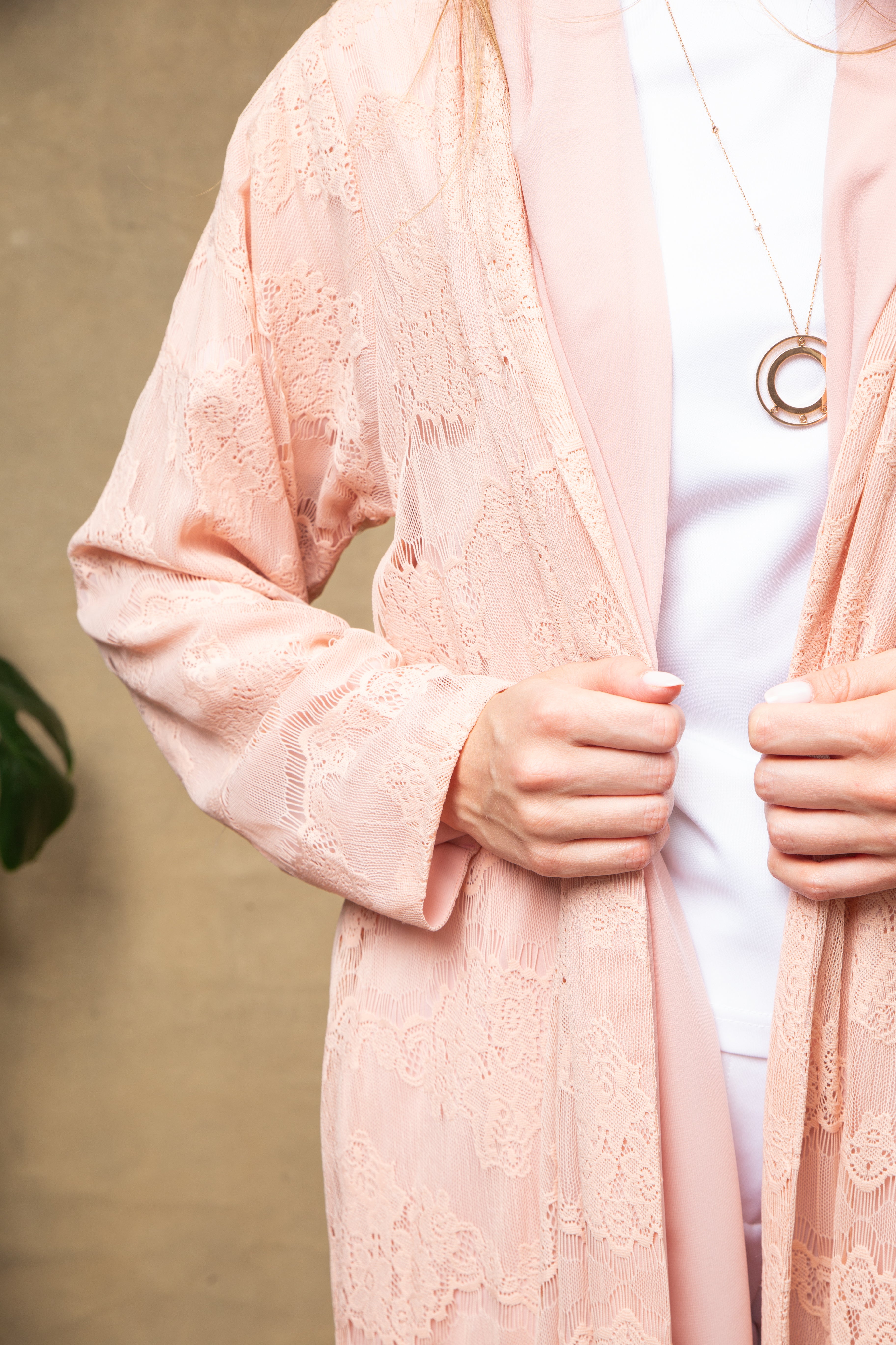 Droplet in Apricot Abaya