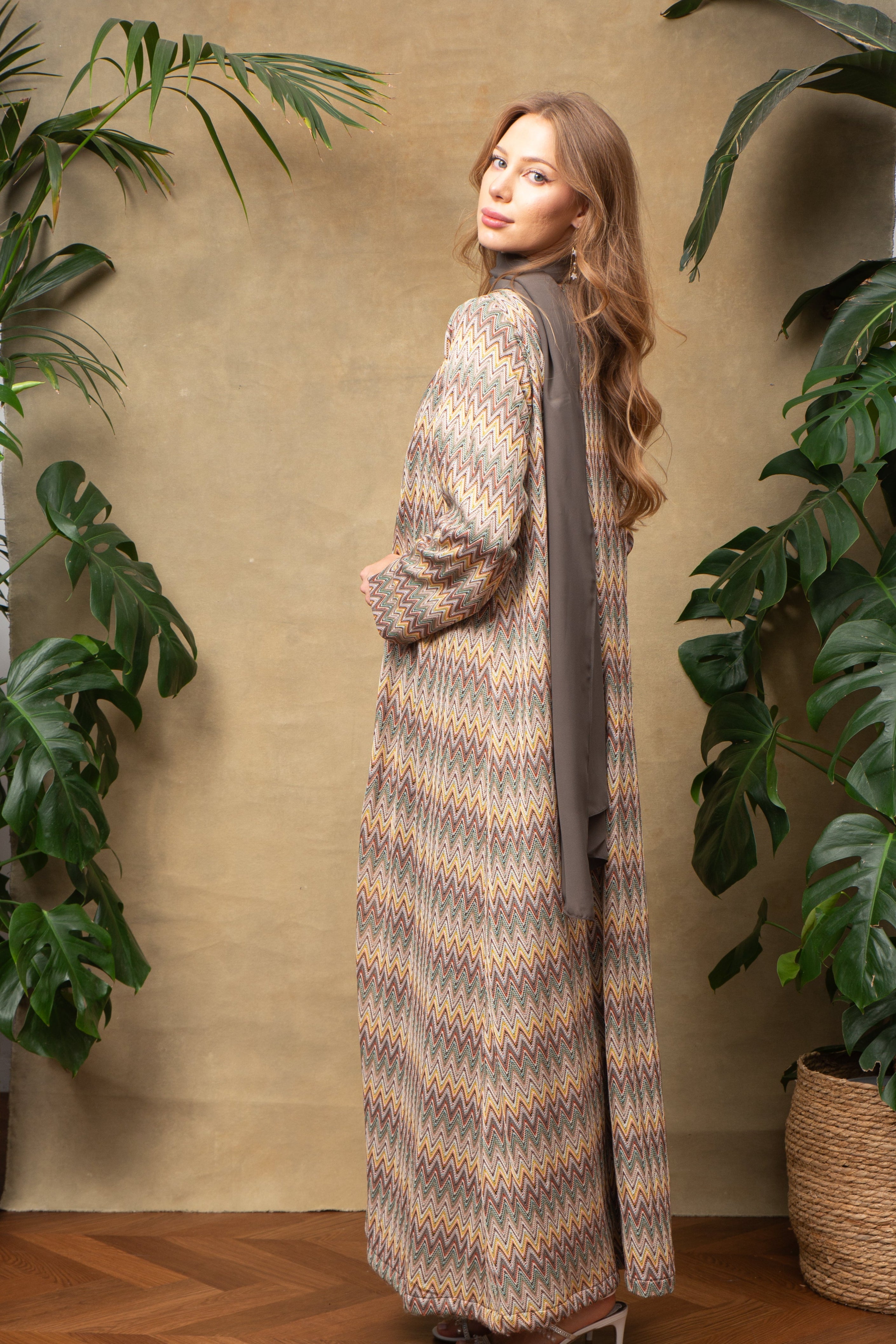 Ayla in Sage Green Abaya