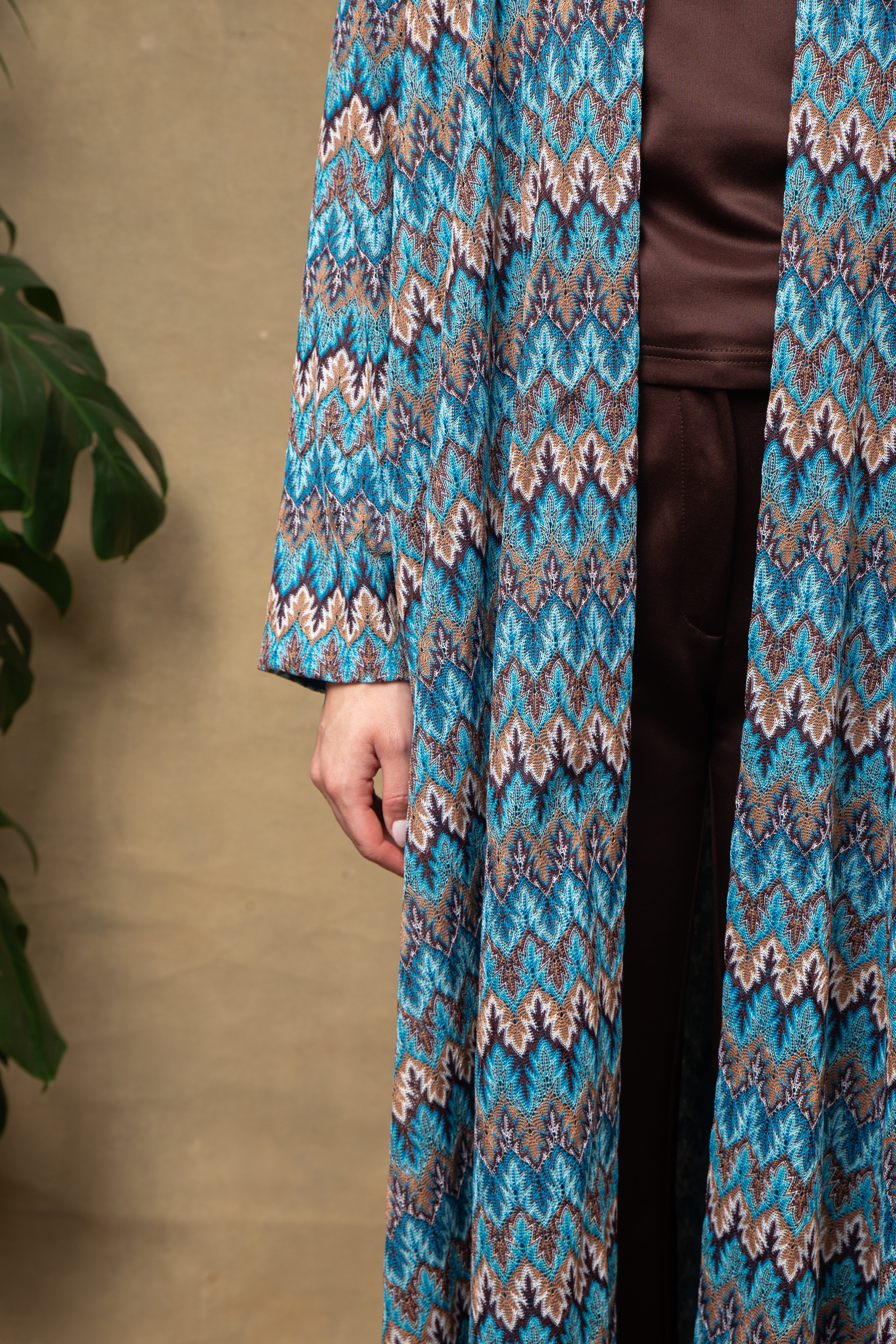 Ayla in Blue Abaya