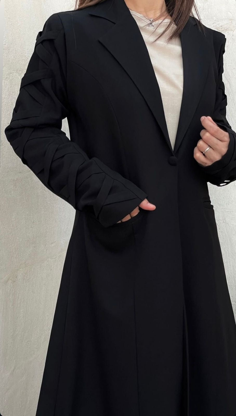Blazer abaya ( 44 -  55 colors )