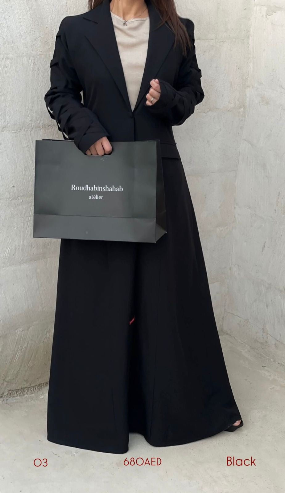 Blazer abaya ( 44 -  55 colors )